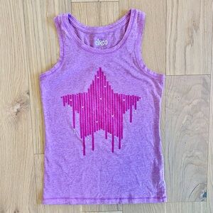 Circo Purple Star Tank Top Size Large (10/12) Girls